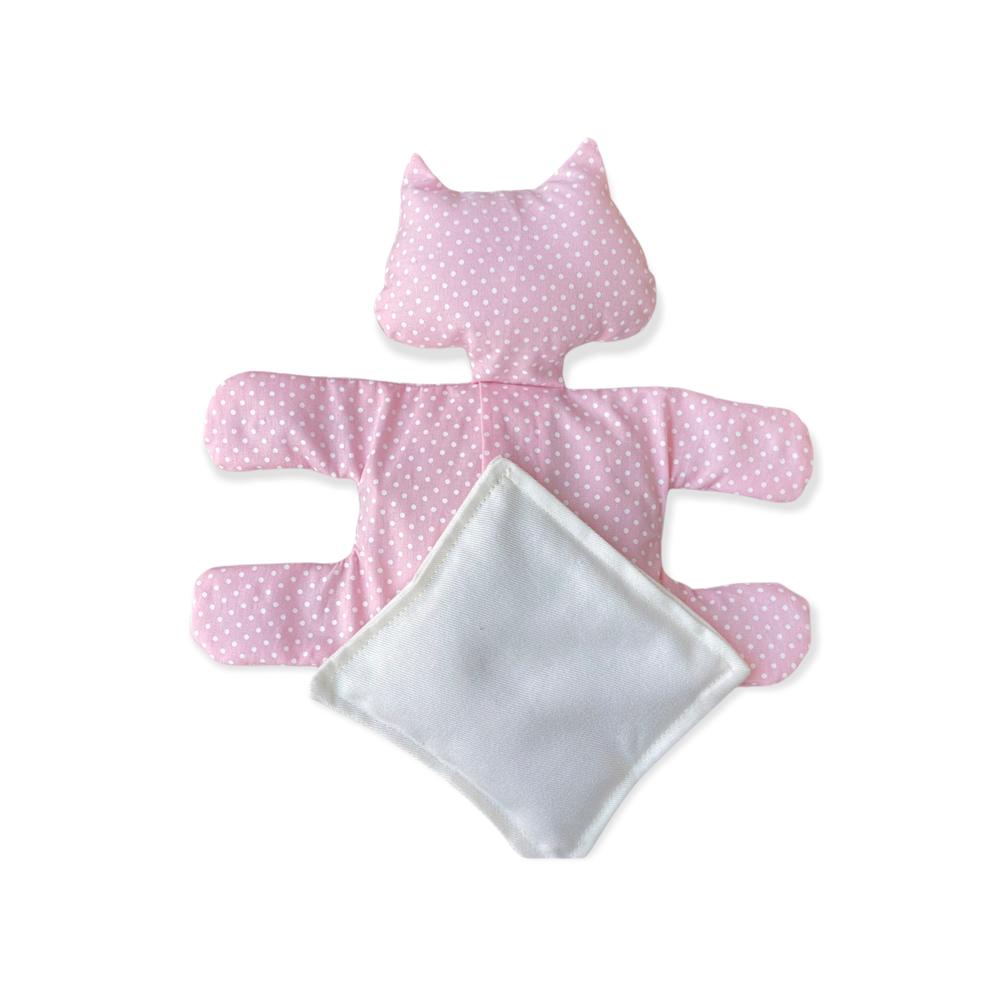 Almofada Térmica Aromática Bebês - Gatinho Rosa