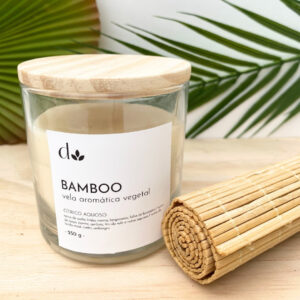 Vela Aromática Vegetal Bamboo