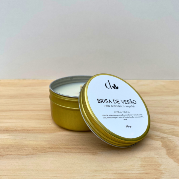 Mini Vela Aromática Vegetal Brisa de Verão