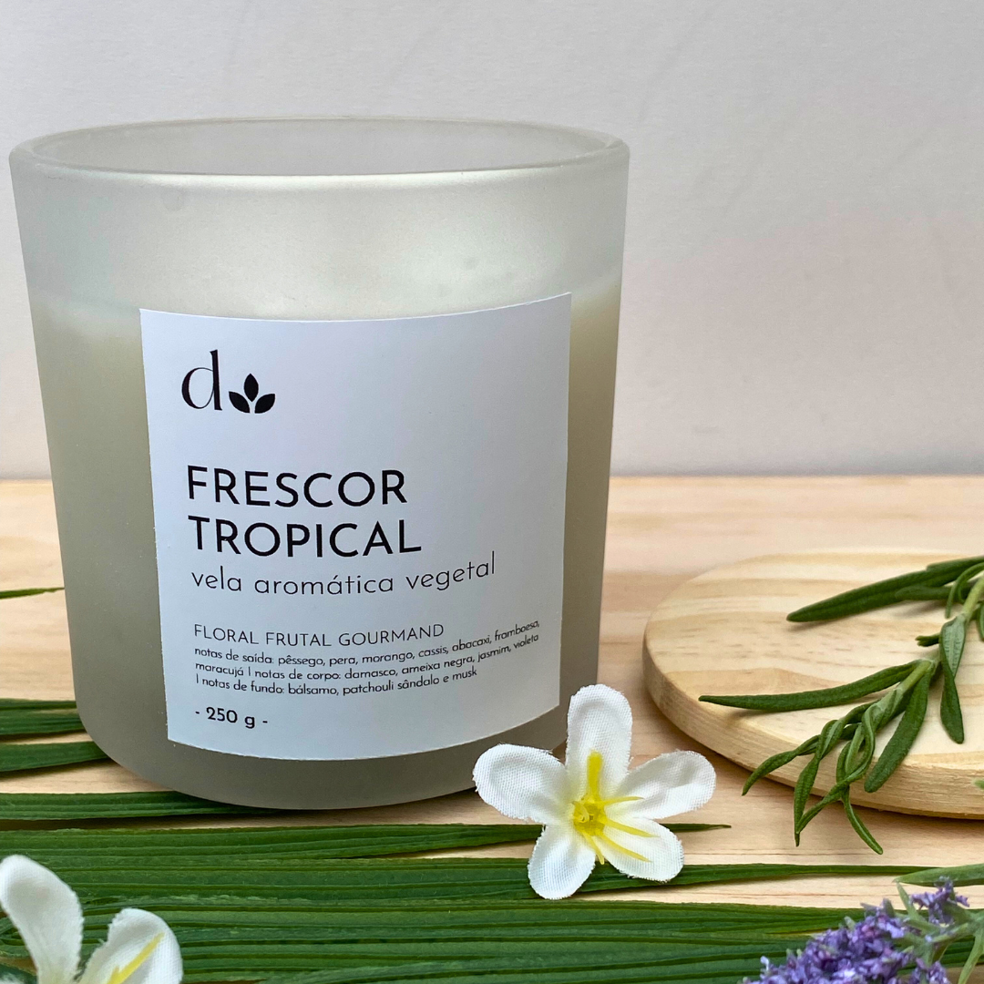 Vela Aromática Vegetal Frescor Tropical - Imagem 2