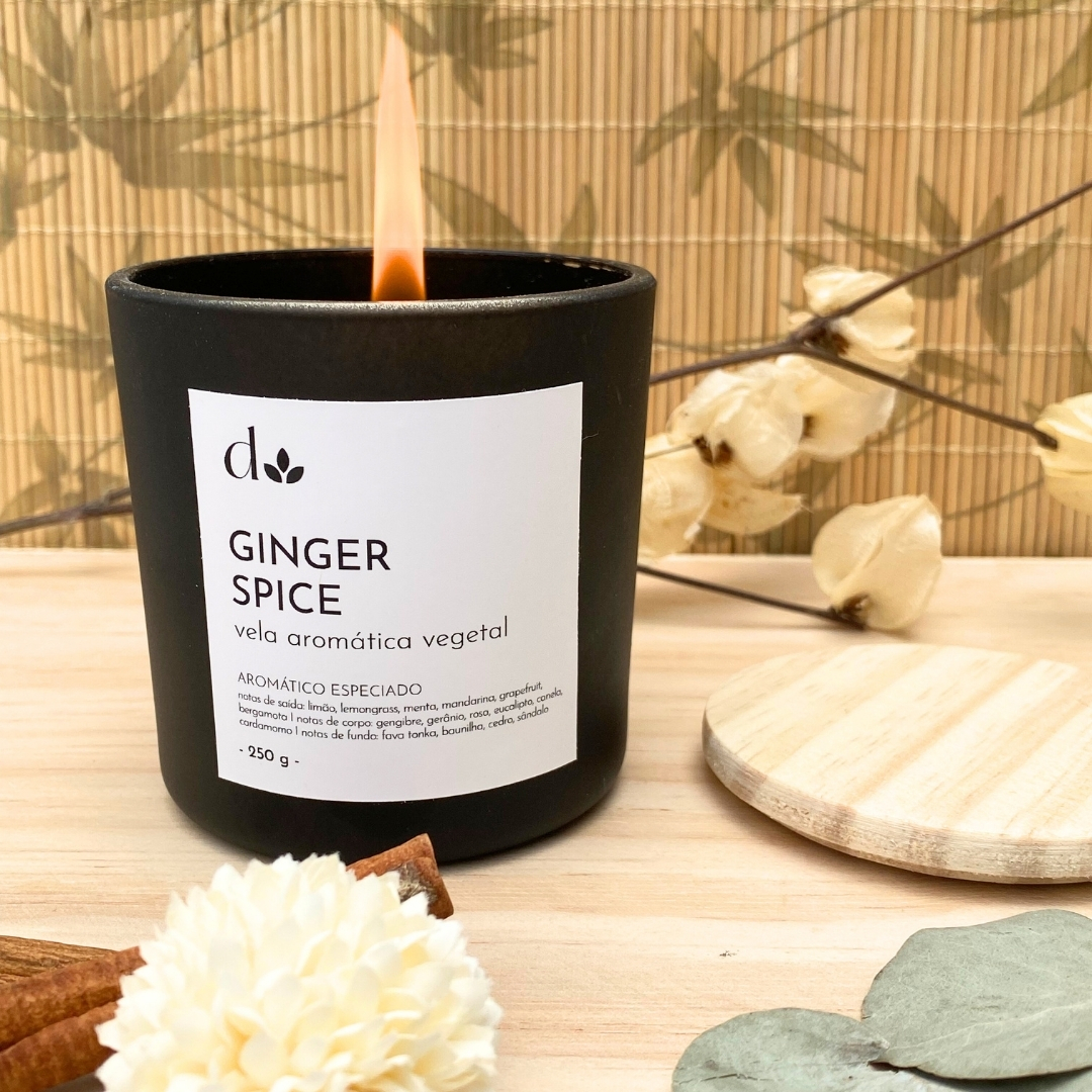 Vela Aromática Vegetal Ginger Spice