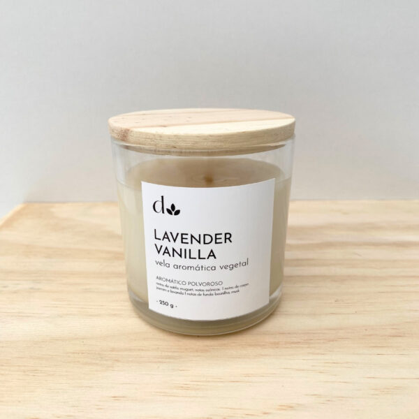 Vela Aromática Vegetal Lavender Vanilla - Image 3