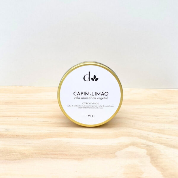 Mini Vela Aromática Vegetal Capim-Limão - Image 3